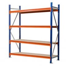 Almasy Grootvakstelling Basis 250x80x166cm 4 Legborden