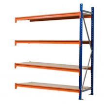 Almasy Grootvakstelling Aanbouw 250x100x190cm 4 Legborden