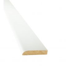 Maclean Plakplint Aqua - Wit - Zelfklevend - 240cm - 24x4mm
