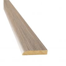 Maclean Plakplint Aqua - Eiken Grijs - Zelfklevend - 240cm - 24x4mm