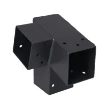 Suki Koppelstuk Hoek 3 Aansluitingen Antraciet 71x71mm Type D
