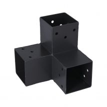 Suki Koppelstuk Hoek 3 Aansluitingen Antraciet 71x71mm Type B