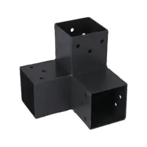 Suki Koppelstuk Hoek 3 Aansluitingen Antraciet 71x71mm Type B