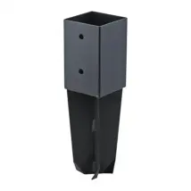 Suki Paalhouder Met Betonanker Antraciet 91x91mm Type L