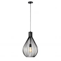 Fischer & Honsel Hanglamp Bennett Zwart ⌀32cm E27