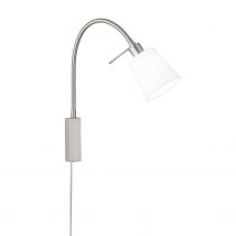 Fischer & Honsel Wandlamp Chroom Wit E14 10w