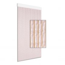 Degor Vliegengordijn Tinca - 90x210cm - Wit - Hout