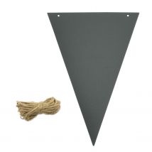 Securit Krijtbord Vlaggetjes Zwart Inclusief Krijtmarker En Touw