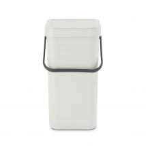 Brabantia Afvalbak Sort & Go - Kunststof - Lichtgrijs - 20x24.9x35.1cm - 12l
