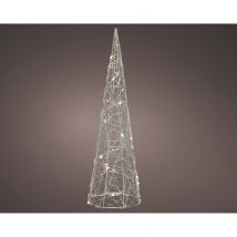 Decorismicro Led Conemetaal Lichtsnoer - 40 Led's - Warm Wit - 80cm - Binnen