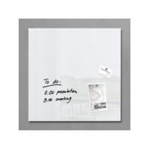 Sigel Glasmagneetbord Artverum 480x480x15mm Super Wit Met 3 Magneten