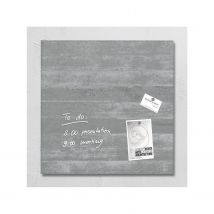 Sigel Glasmagneetbord Artverum 480x480x15mm Beton Design Met 3 Magneten