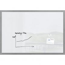 Sigel Glasmagneetbord Xl Artverum 1800x1200x18mm Super Wit Met 2 Magneten