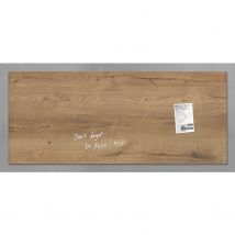 Sigel Glasmagneetbord Artverum 1300x550x15mm Natural Wood Design Met 2 Magneten