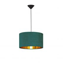 Fischer & Honsel Hanglamp Groen Fluweel E27 40w