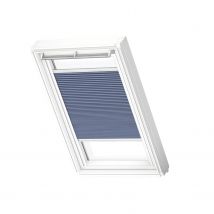 Velux Manueel Verduisterend Plisségordijn Fhc Mk08 1156swl Blauw White Line