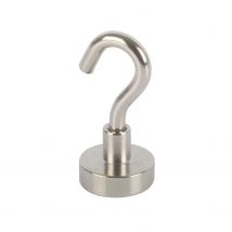 Fix-o-moll Magneet Haak Neodym Zilver 16mm 2 Stuks