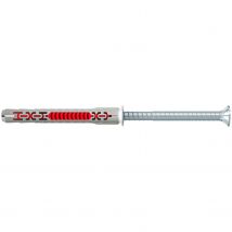 Fischer Universele Nylon Plug Duoxpand 10x80 T + Schroef Met Verzonken Kop 4 Stuks