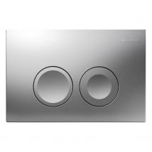 Geberit Bedieningspaneel Delta 25 24,6x16,4x3,1cm Mat Chroom