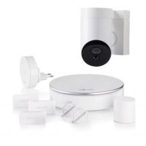 Somfy Draadloos Alarmsysteem Home Alarm + Outdoor Bewakingscamera Wit
