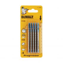 Dewalt Progressor Decoupeerzaagblad Dt2058-qz Metaal Hss T-schacht 5 Stuks