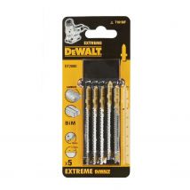 Dewalt Decoupeerzaagblad Hout Extreme - 82mm - Bi-metaal - 5 Stuks
