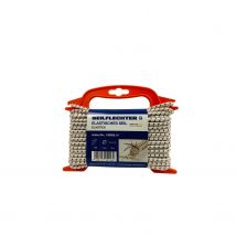 Seilflechter Elastiek Latex/poly Wit 6mmx10m Op Haspel