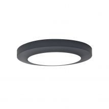 Lutec Plafondlamp Kayah Donkergrijs ⌀30,5cm 16,5w