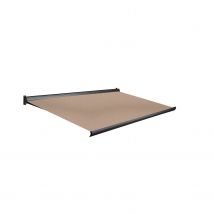 Domasol Knikarmscherm F10 Manueel Ral7016 Dessin Doek D282 300x250cm