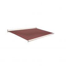 Domasol Knikarmscherm F10 Manueel Ral9001 Dessin Doek D265 400x250cm