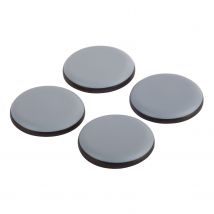 Fix-o-moll Zelfklevende Glijders Easy Glider Grijs 40 Mm 4st
