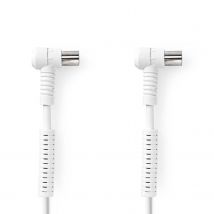 Nedis Coaxkabel Fresh Green Box Iec (coax) Mannelijk - Iec (coax) Vrouwelijk 3m Wit