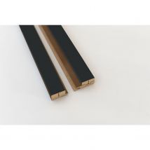 Maestro Latt Luxx Afwerkprofielset - Matte Black + Luxx - 277cm - 71x20mm