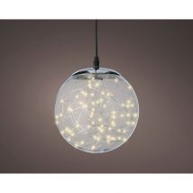 Decoris Micro Led Bal Plastic Transparant Warm Wit - 140 Led's - Warm Wit - 32cm - Binnen & Buiten