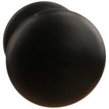 Bertomani Meubelknop - Aluminium - Mat Zwart - 25mm - Set Van 2