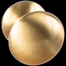 Bertomani Meubelknop 824 - Aluminium Mat Vermessingd - 25mm - Set Van 2