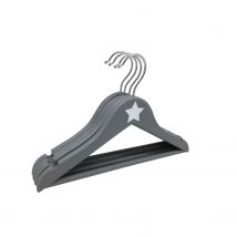 Set Van 4 Mini Granieten Houten Hangers 3 Fsc Spaceo