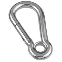 Seilflechter Karabijnhaak Met Gesloten Oog Rvs 316 7x70mm
