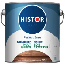Histor Perfect Base Grondverf Hout Buiten Wit 2,5l
