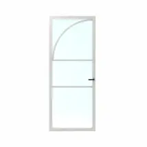 Cando Binnendeur Elegant Flow 2c04 - Wit - Gegrond - Opdek - Links - 88x211,5cm