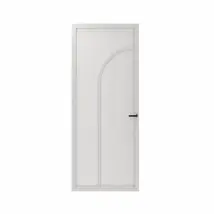 Cando Binnendeur Elegant Flow 2d02 - Wit - Gegrond - Opdek - Links - 93x231,5cm