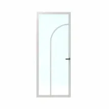 Cando Binnendeur Elegant Flow Bc02 - Zuiver Wit - Gelakt - Opdek - Rechts - 93x211,5cm