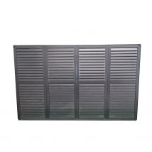 Green Outside Schuifpanelen - Accessoire Pergola Actual - 4m - Bso - Set Van 2 - Aluminium