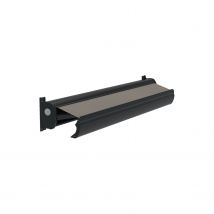 Optima Knikarmscherm Ts - Aluminium - Ral7016 Bruin Doek D282 - Handbediend - 350x28x16.6cm