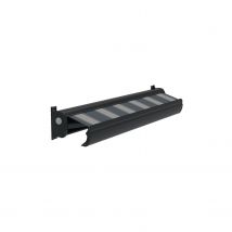 Optima Knikarmscherm Ts - Aluminium - Ral7016 Blauw Doek D414 - Handbediend - 350x28x16.6cm