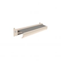 Optima Knikarmscherm Ts - Aluminium - Ral9001 Taupe Doek D293 - Handbediend - 400x28x16.6cm