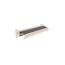 Optima Knikarmscherm Ts - Aluminium - Ral9001 Antraciet Doek D365 - Handbediend - 400x28x16.6cm