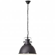 Brilliant hanglamp Jesper zwart Ø38cm