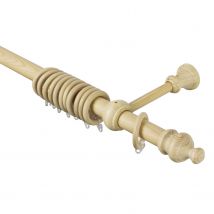 Decomode Complete Gordijnroede Kit Pijnboomhout 120cm