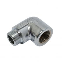 Sanivesk Draad Knie Chroom 1/2"f X 1/2"m